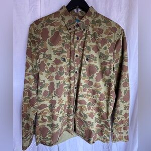 Penfield Men's Duck Camo Field jacket in Brown and Green